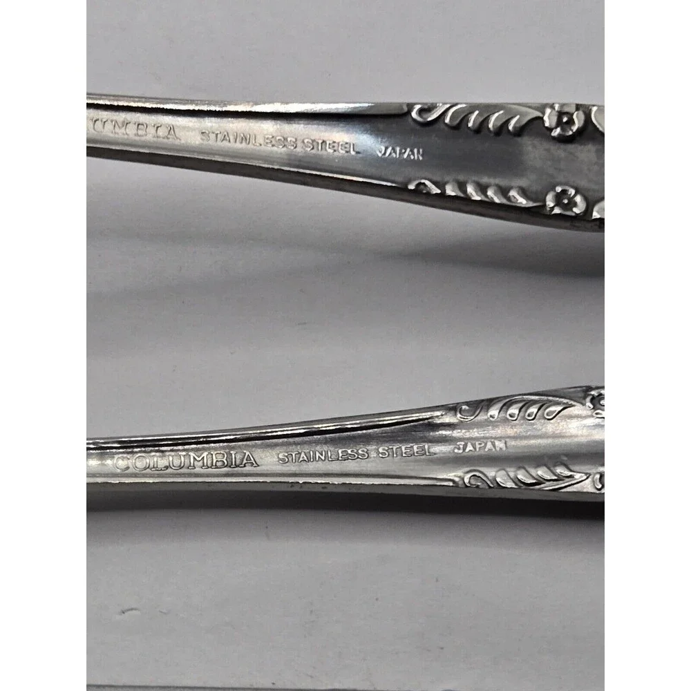 Columbia Beaded Handle Stainless Steel Flatware Serving Set 5 pcs.